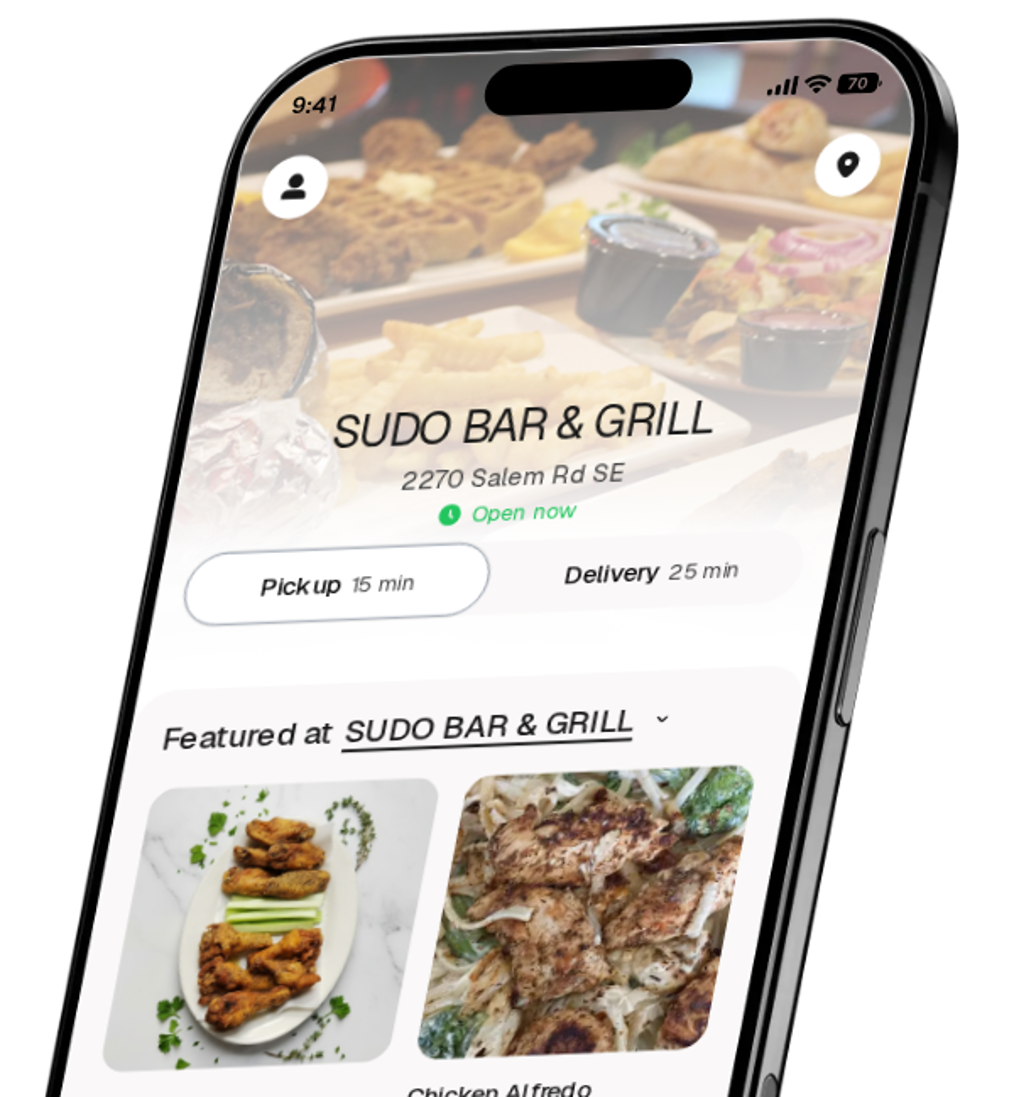 SUDO BAR & GRILL app preview