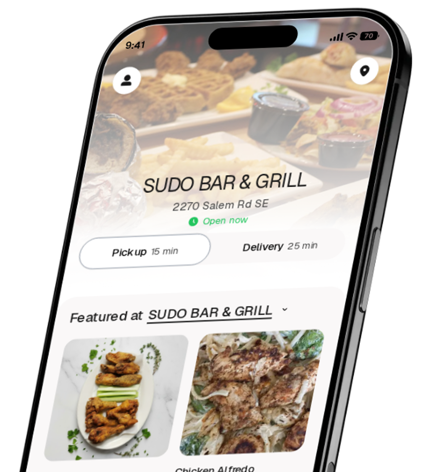 SUDO BAR & GRILL app preview