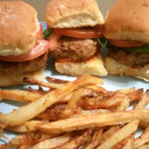Turkey or Beef Sliders.