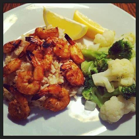 Spicy Lemon Pepper Shrimp.