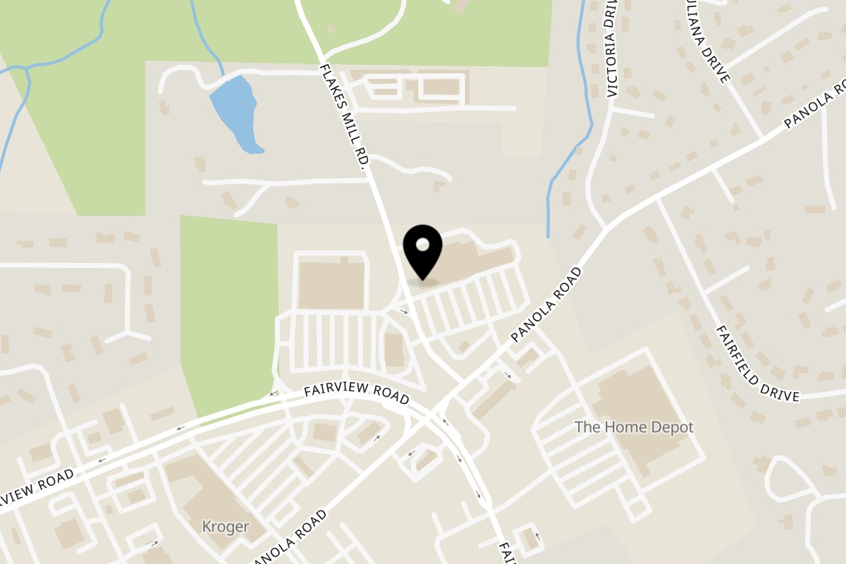 Map showing the location of SUDO BAR & GRILL Ellenwood on 1792 Panola Rd in Ellenwood